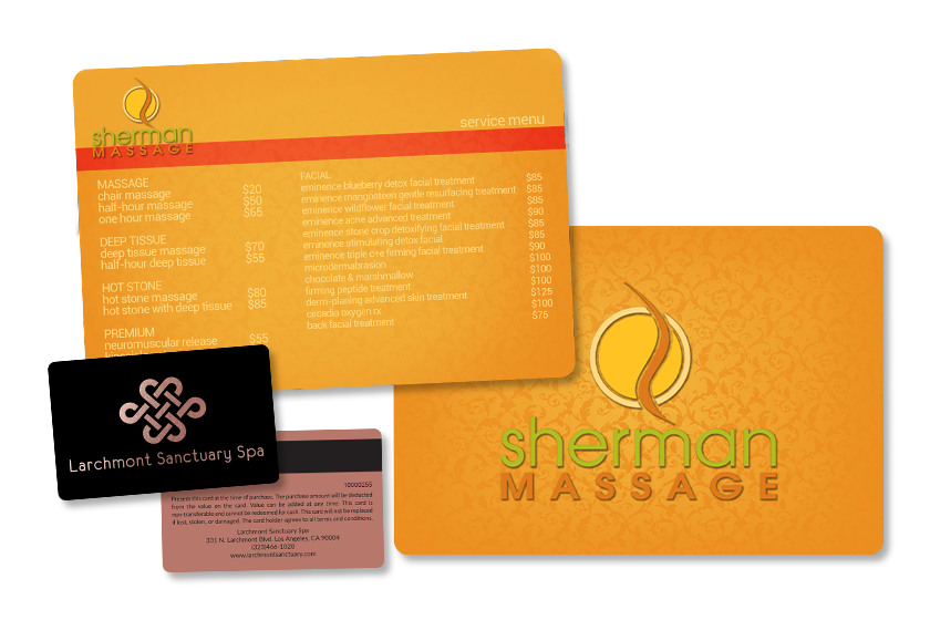 Spa Marketing Spa Gift Card Spa Business Cards More
