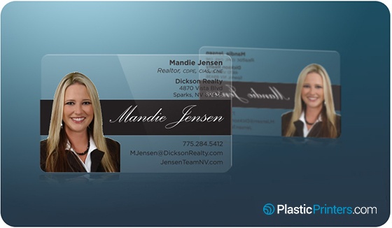 Clear Real Estate Business Cards