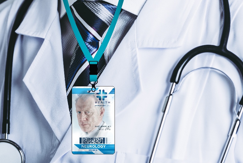 Access cards and doctor id badge