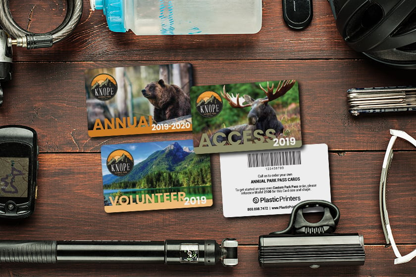 Custom membership cards and park passes