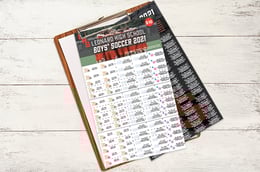 Custom Large Tear-Off Cards