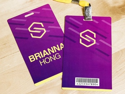 RFID Name Badges with Barcode and NFC 