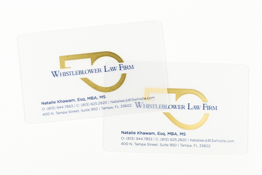 Unique Law Firm Business Card