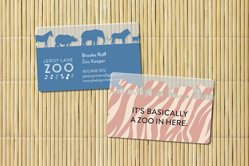 Leroy Lane Zoo Keeper Business Cards
