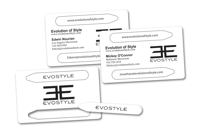 Shaped cards for your business