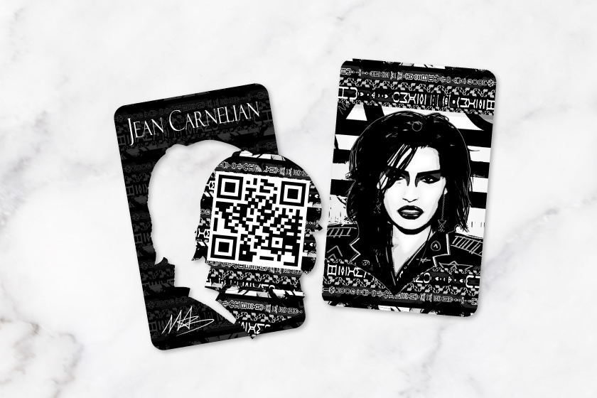 Custom Pop-Out Business Cards With QR Codes