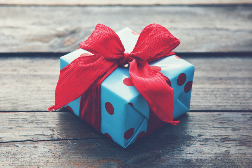 A mystery gift can build hype around your business