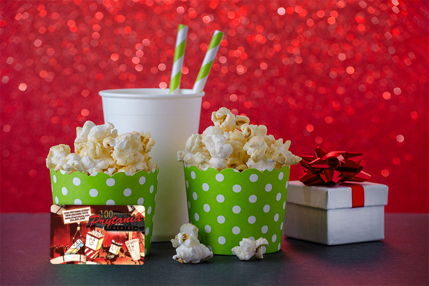 Movie theater gift cards and concessions for Valentine's Day