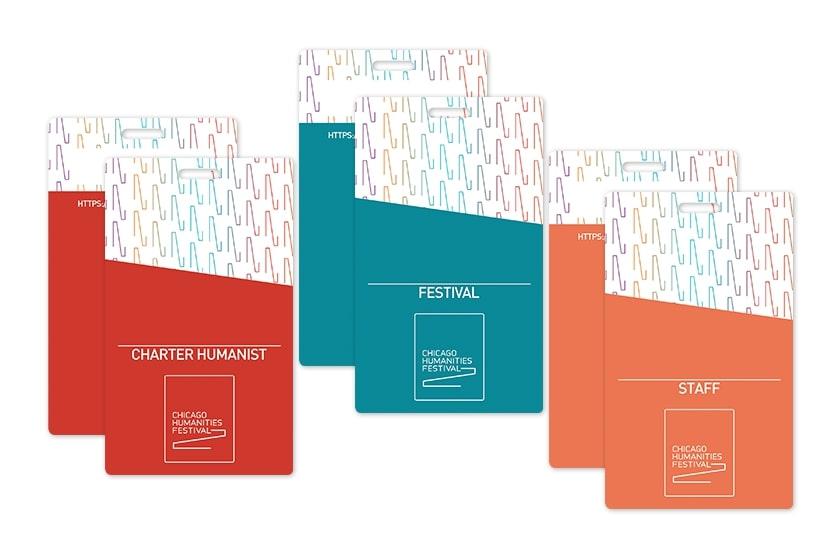 Chicago Humanities Fair Passes - Writable ID Badge with Luggage Slot Punch