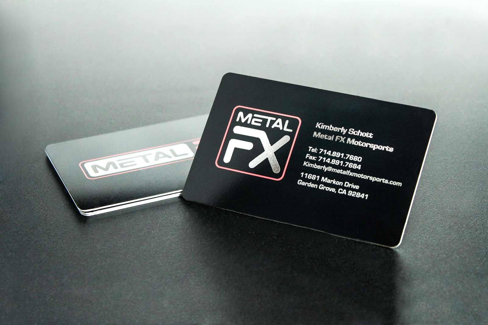 Metal FX Foil Business Cards