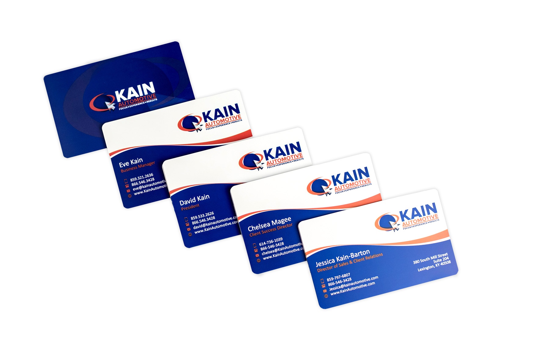 Kain Automotive Corporate Business Cards