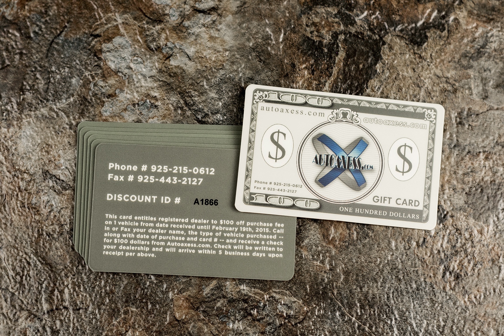 AutoAxess.com Gift Card with Unique Code