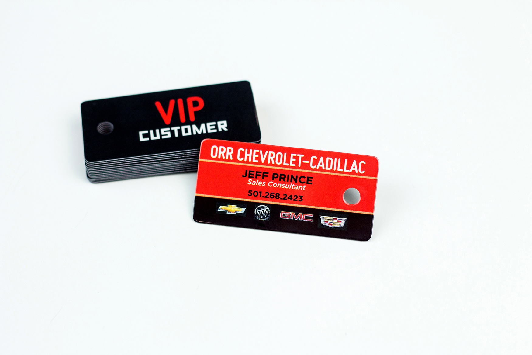 Orr Chevrolet-Cadillac VIP Customer Key Tags
