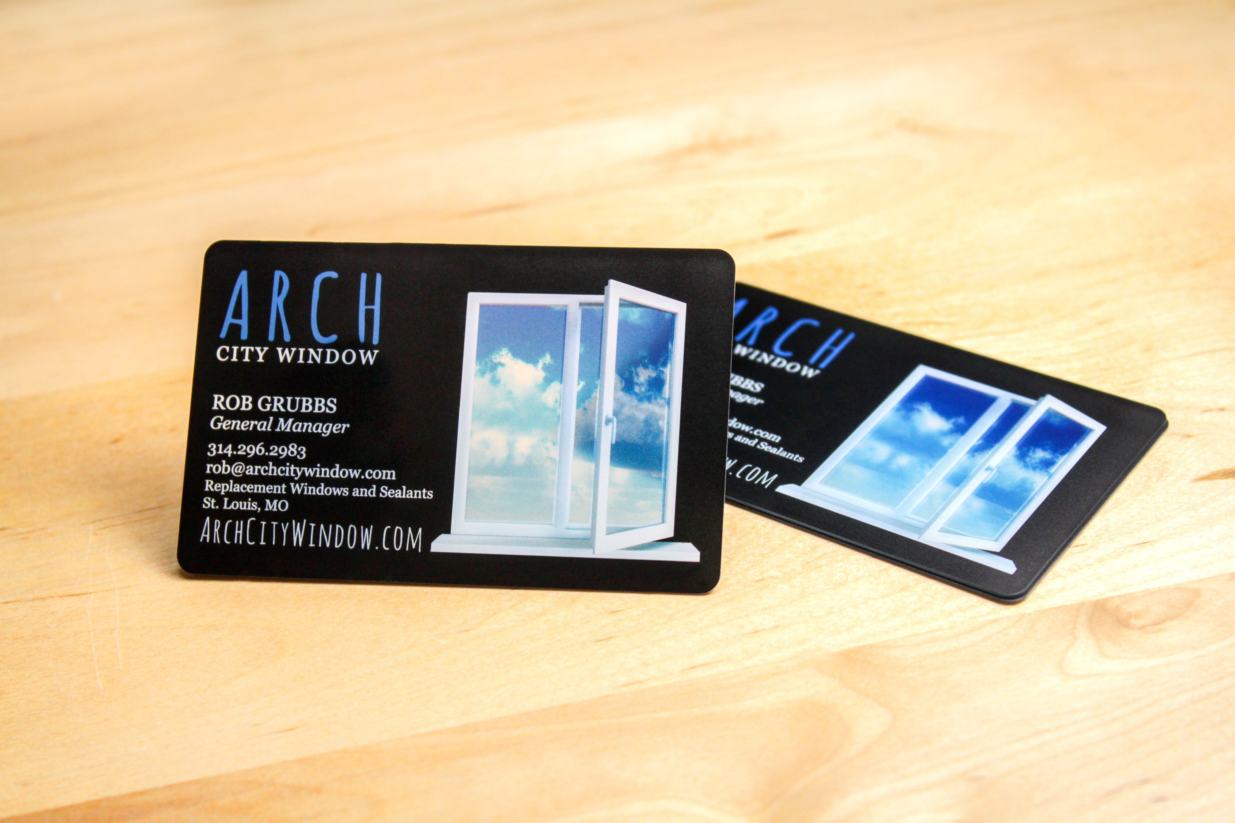 Arch City Window Business Card
