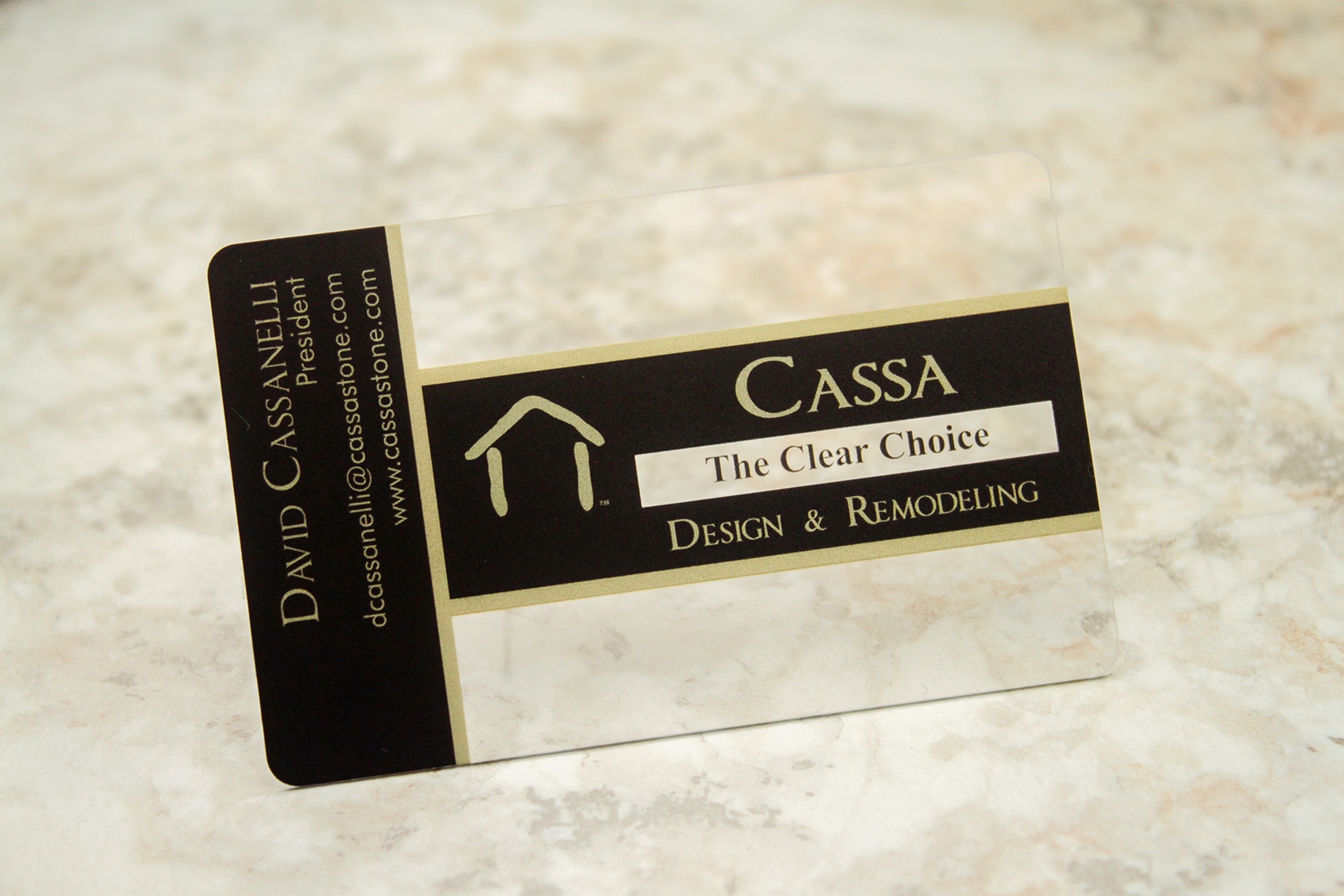 Cassa Stone Business Card