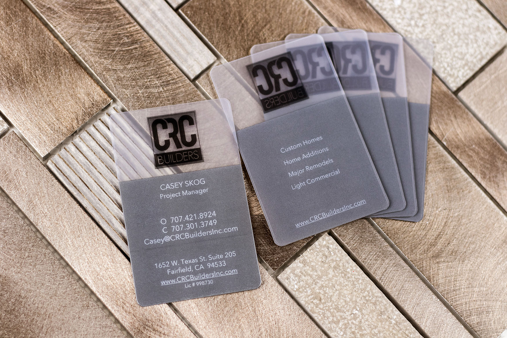CRC Builders Business Cards