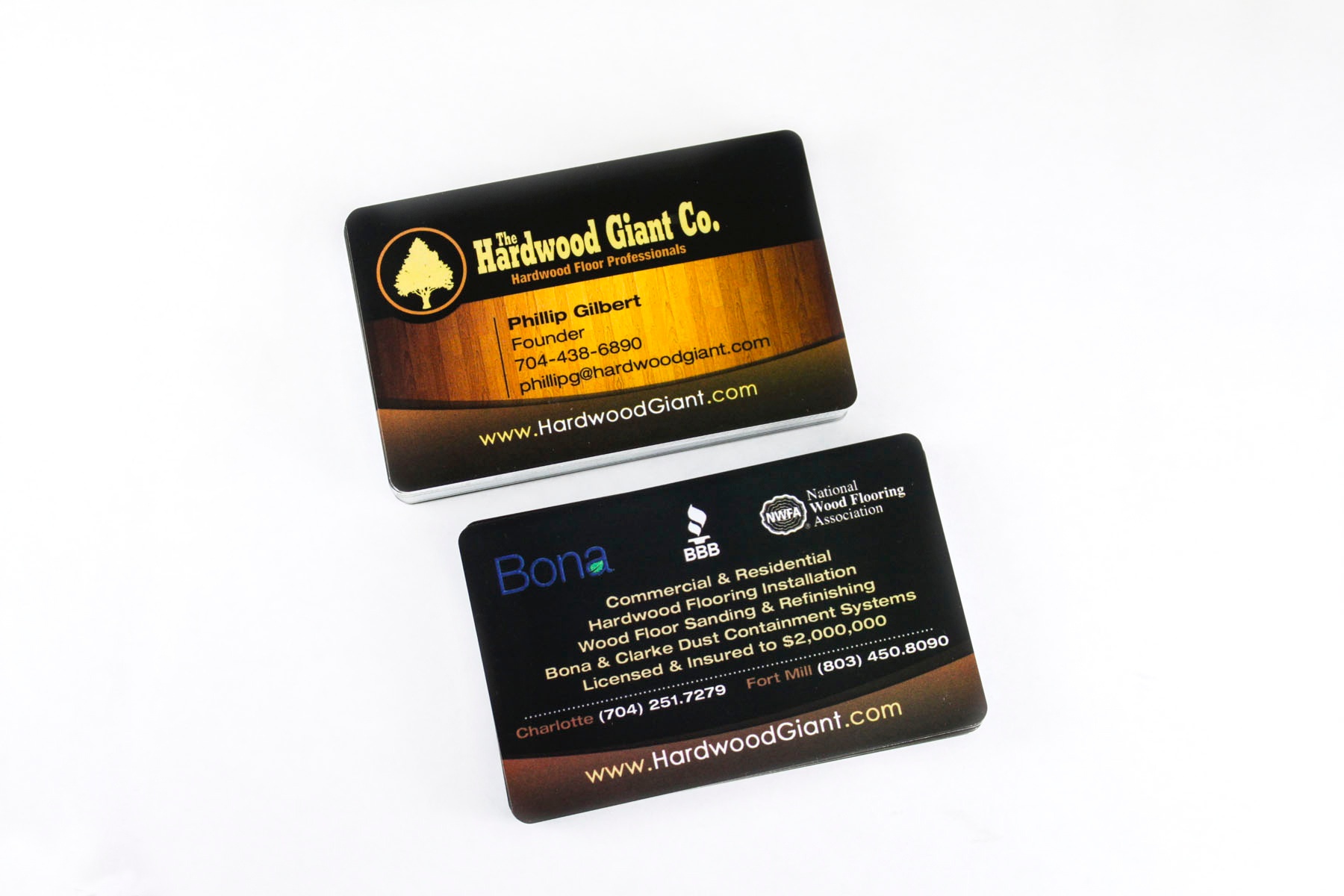 Hardwood Giant Business Cards