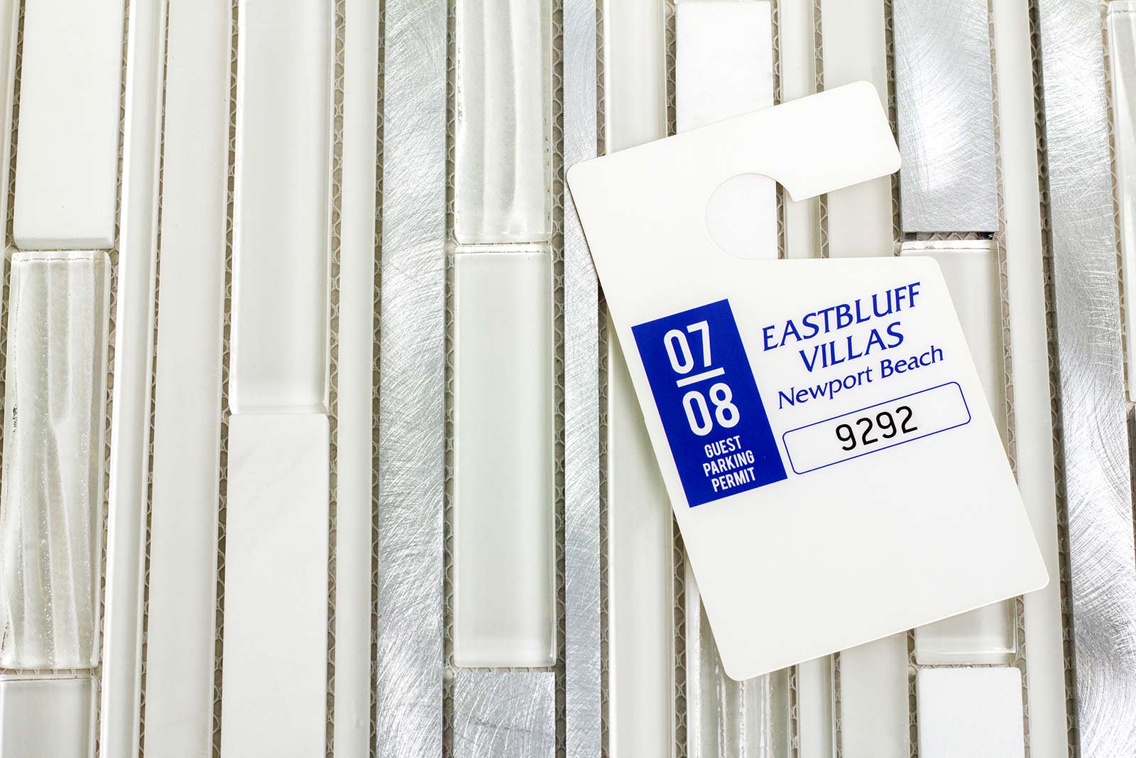 Eastbluff Villas Parking Pass