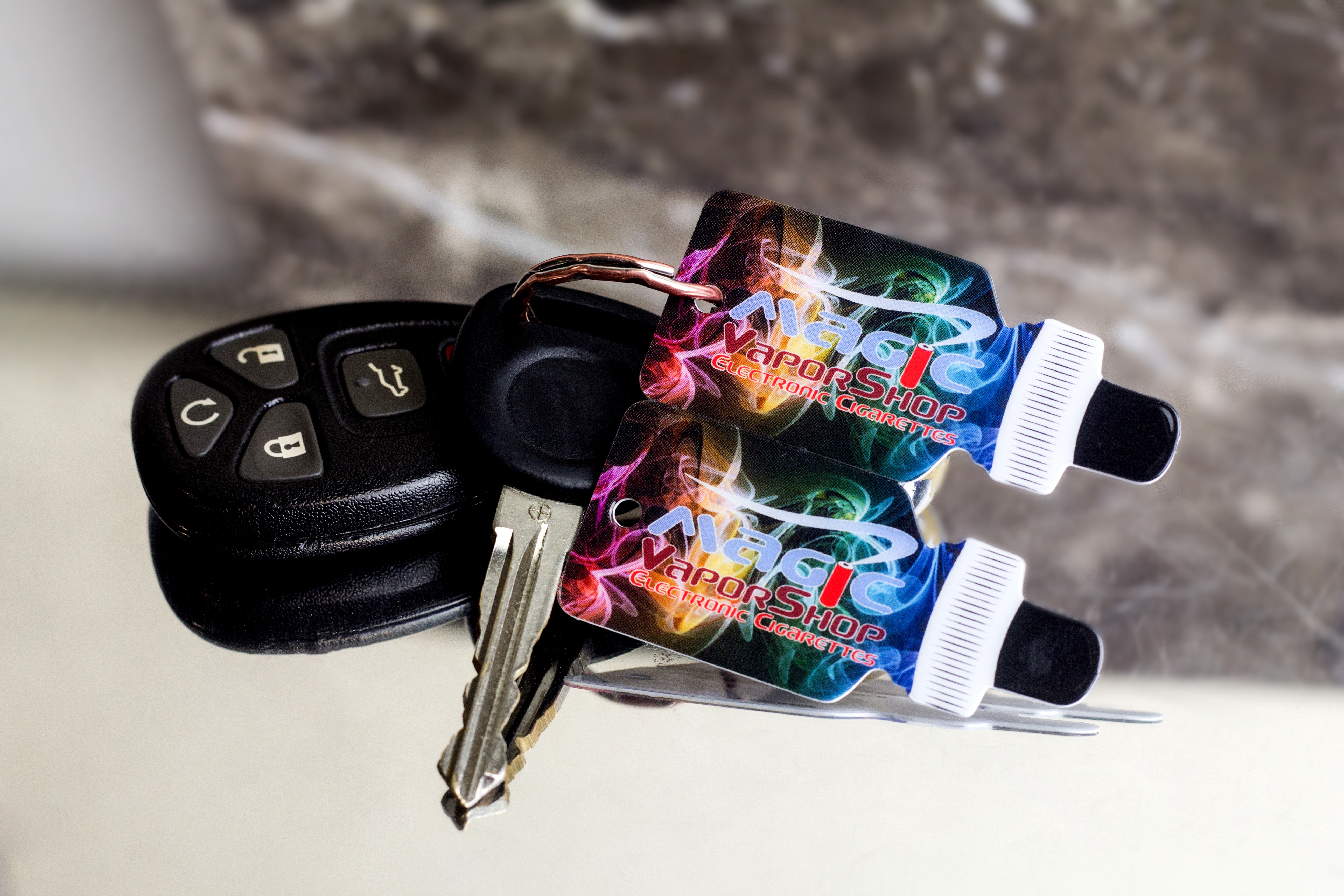 Magic Vapor Shop Key Tags