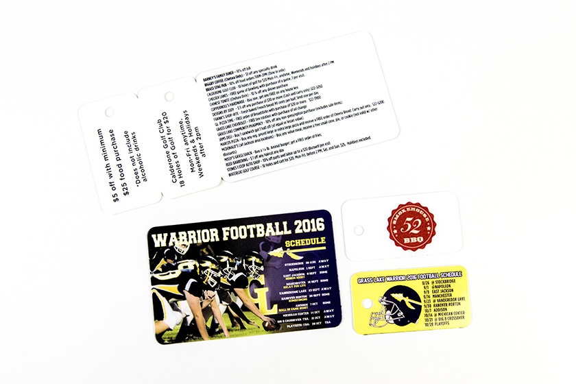 Warrior Football Fundraiser Card