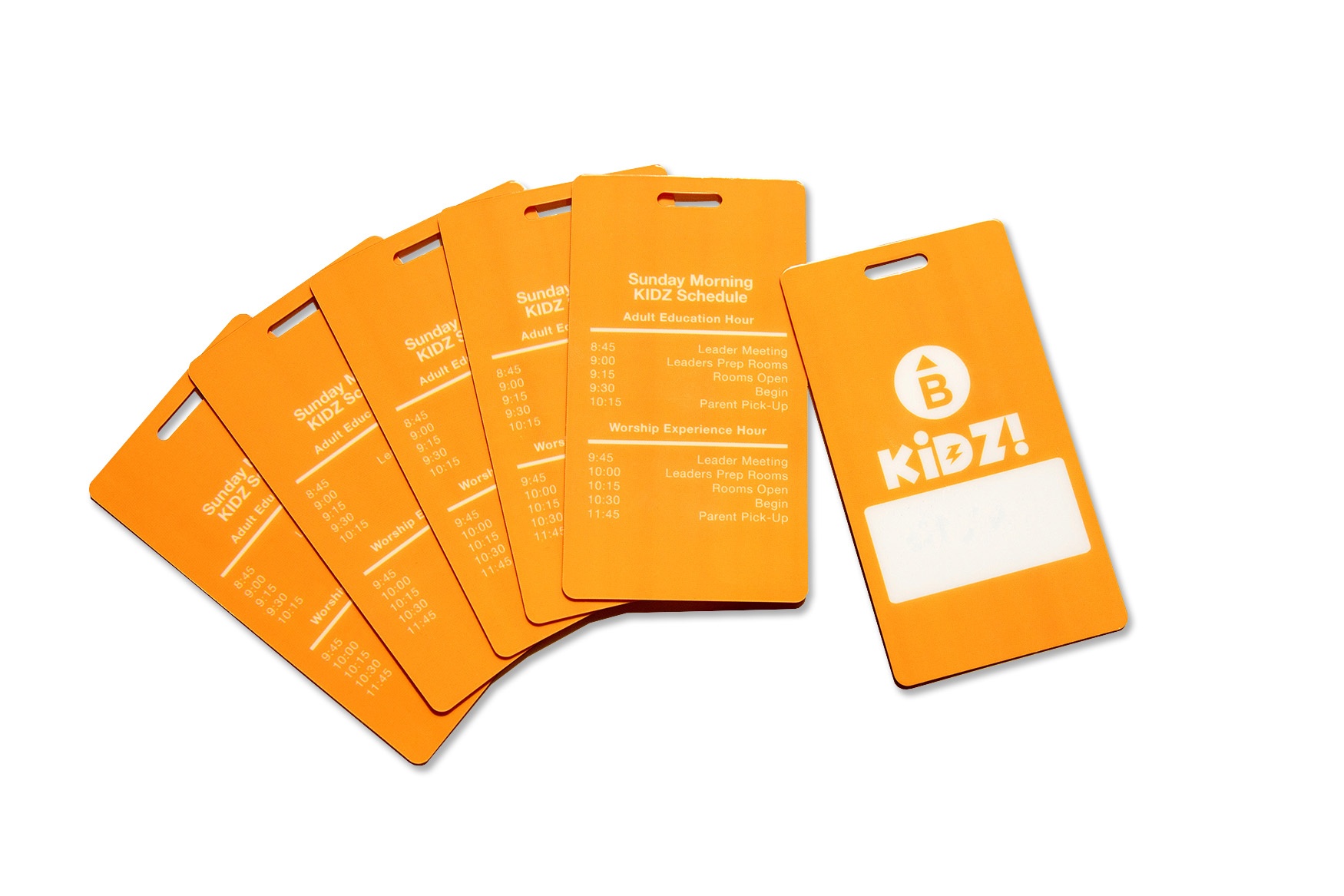 Kidz! Schedule Tags