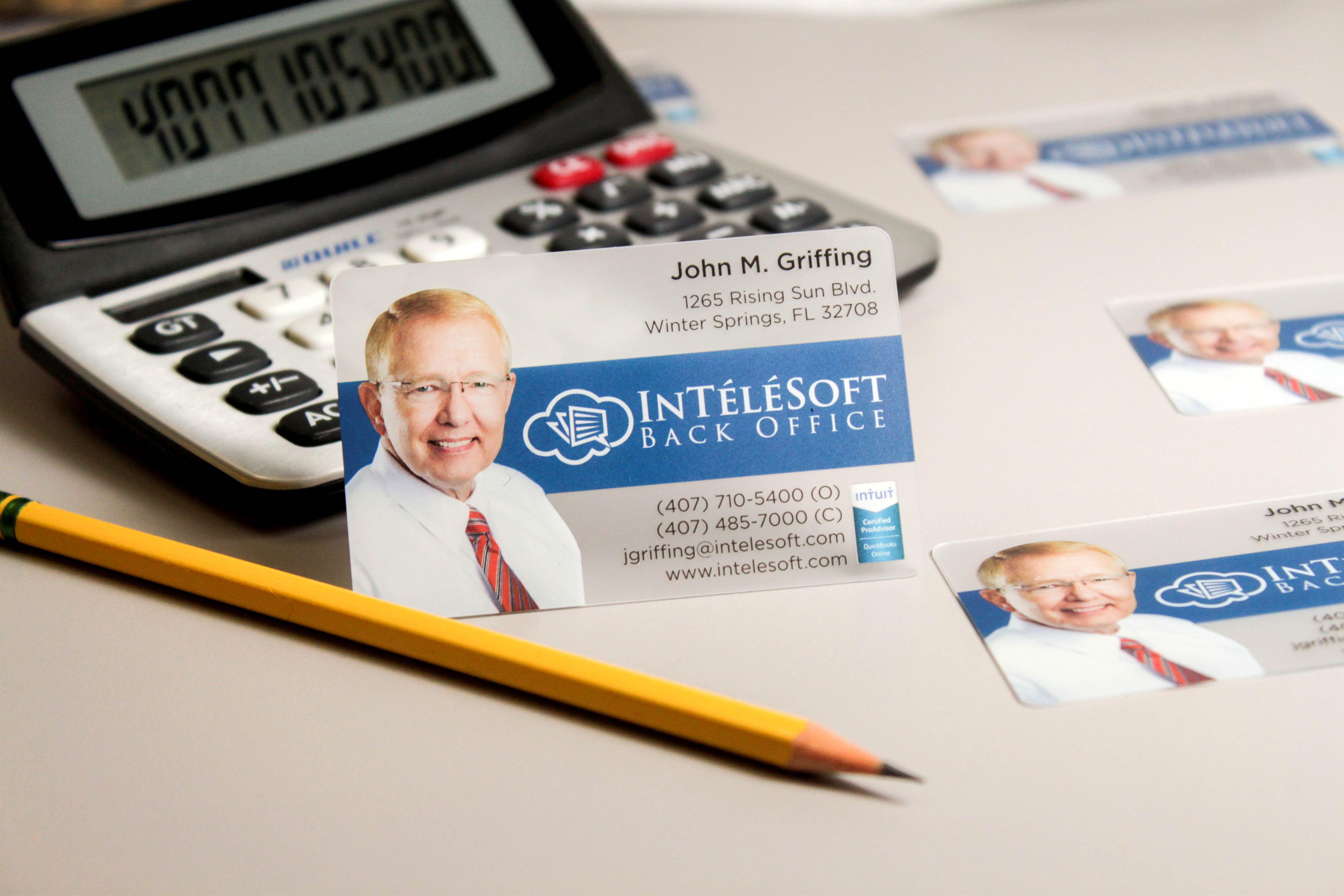 InTeleSoft Back Office Business Card