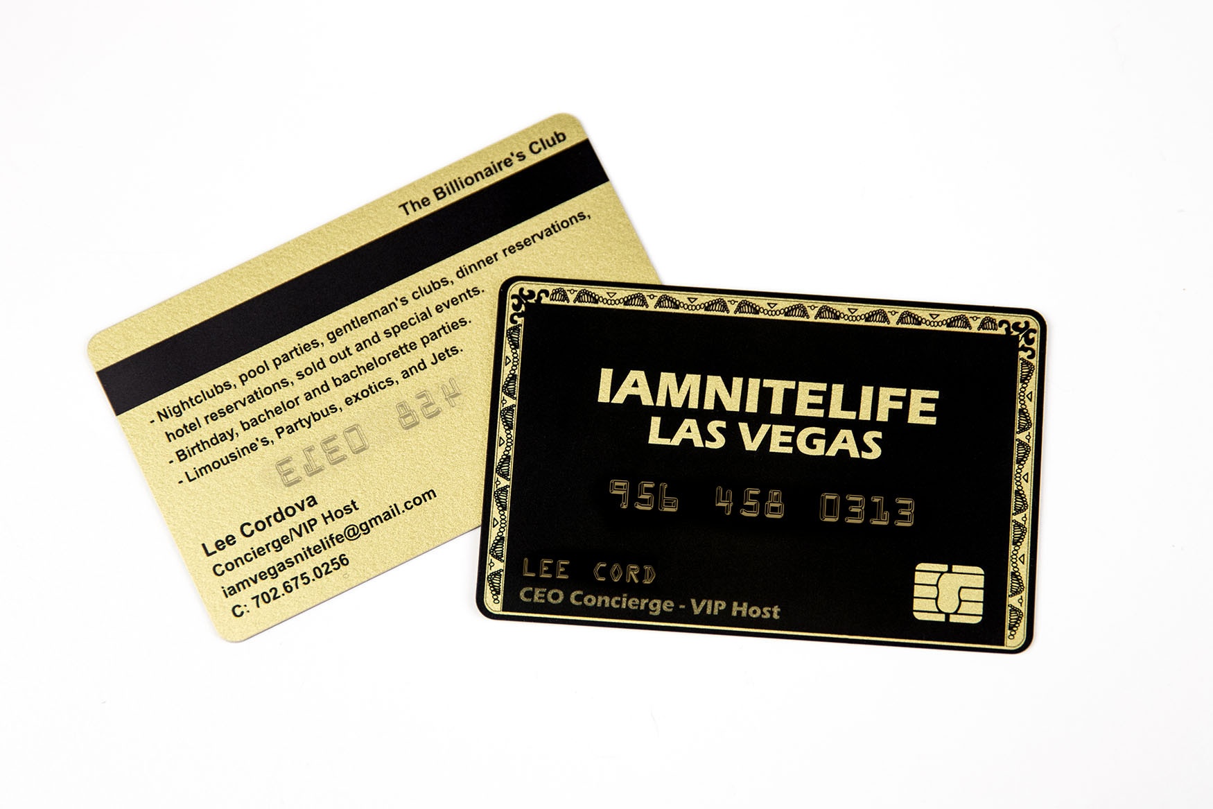 IAMNITELIFE LAS VEGAS VIP Card