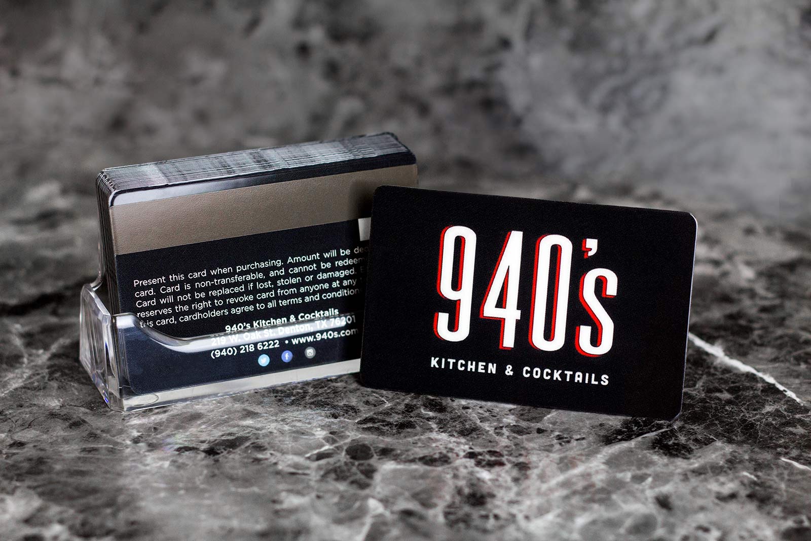 940's Kitchen & Cocktails Gift Cards