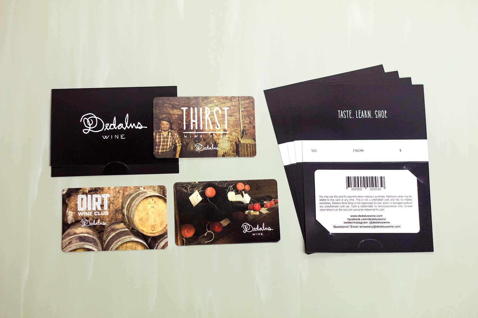 Dedalus Wine Gift Cards
