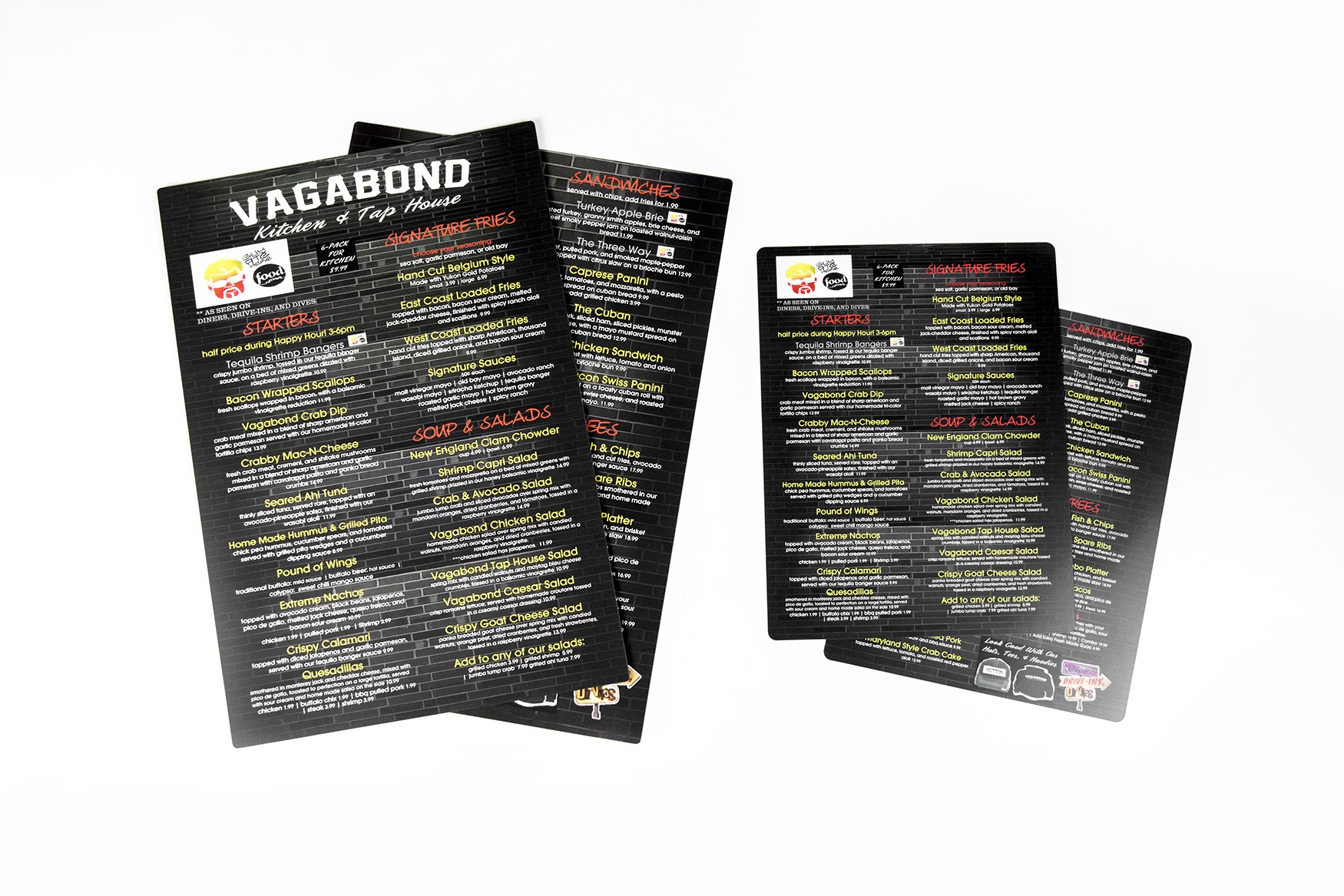 Vagabond Kitchen & Tap House Menus