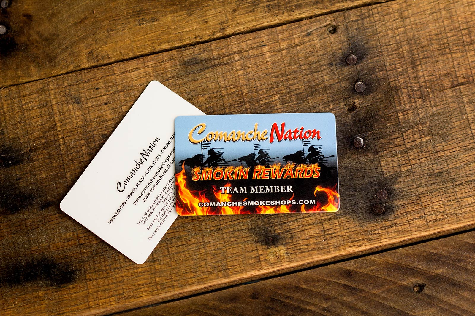 Comanche Nation Smokin Rewards Card
