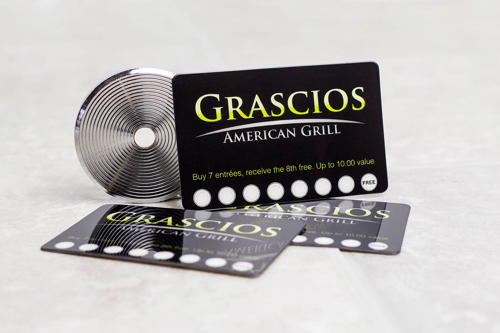 Grascios American Grill Punch Card