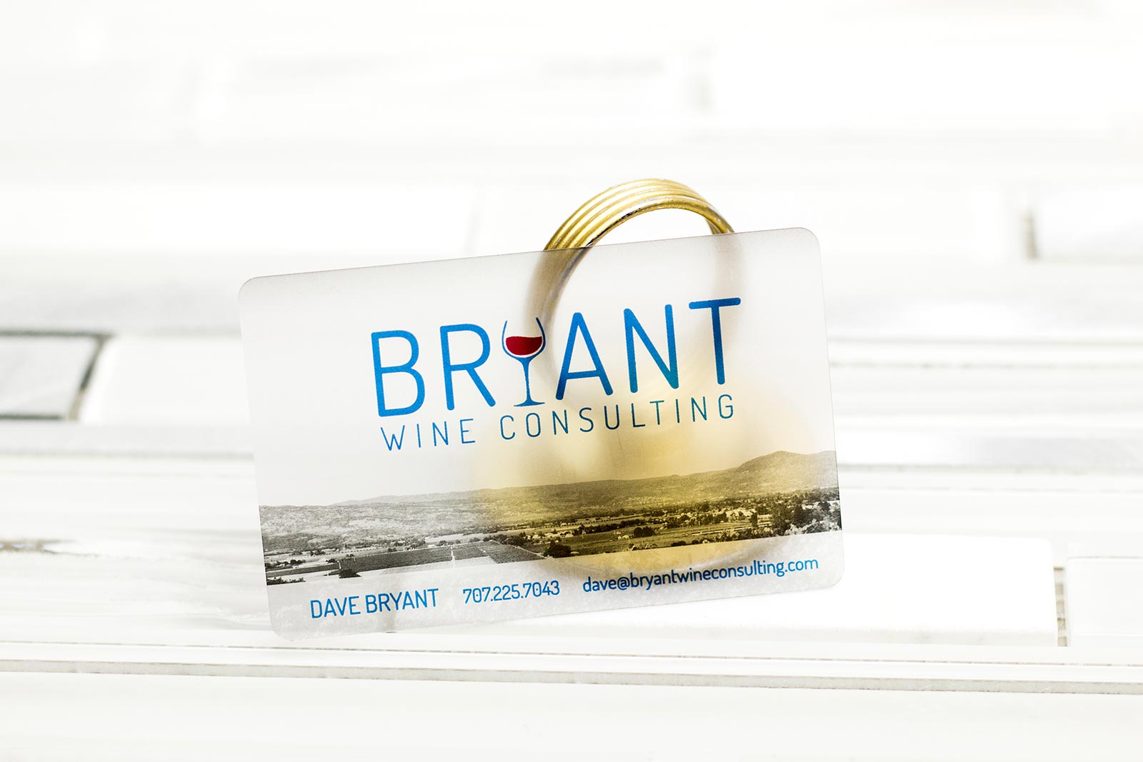 Bryant Wine Consulting Business Card