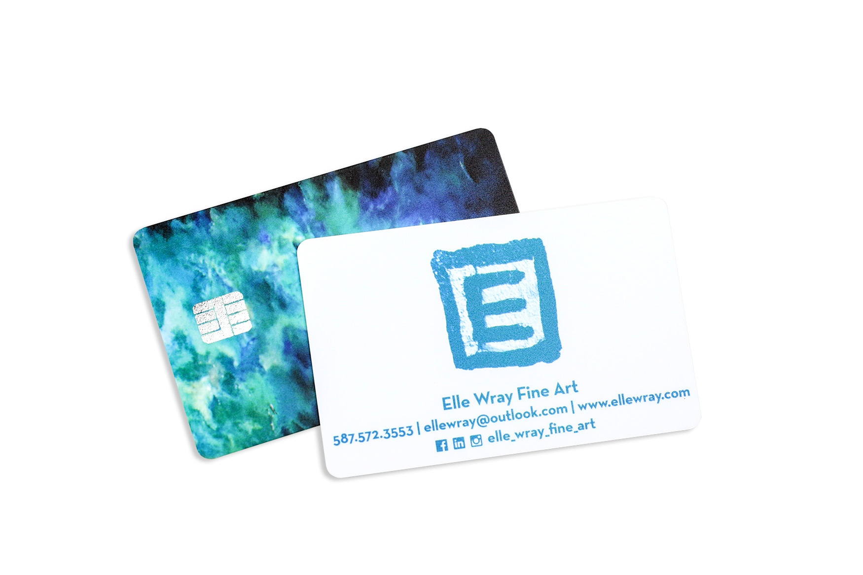 Elle Wray Fine Art Business Card