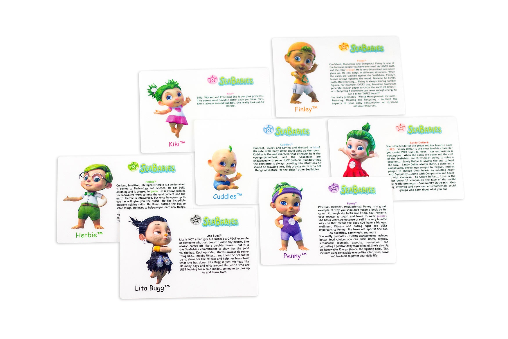 SeaBabies Information Cards