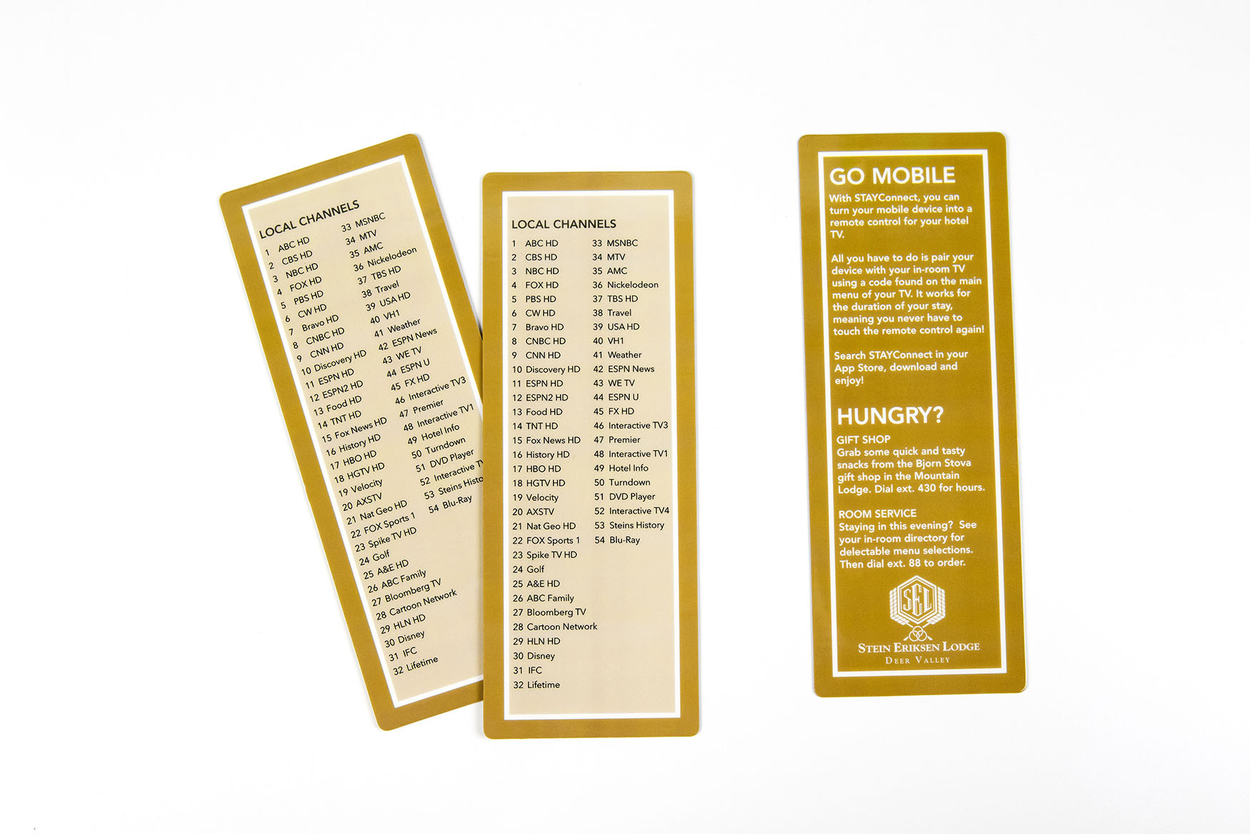 Stein Eriksen Lodge Channel Card