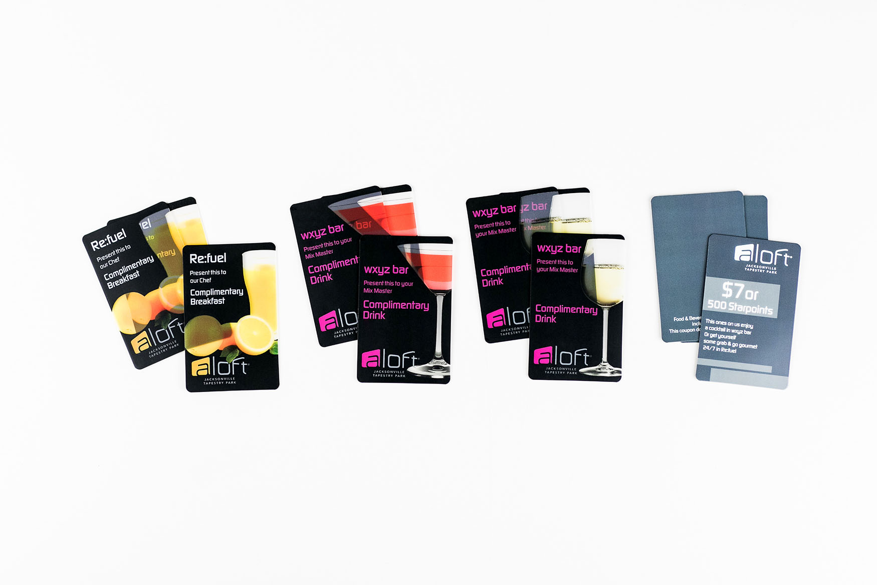 Aloft Hotel Promo Cards
