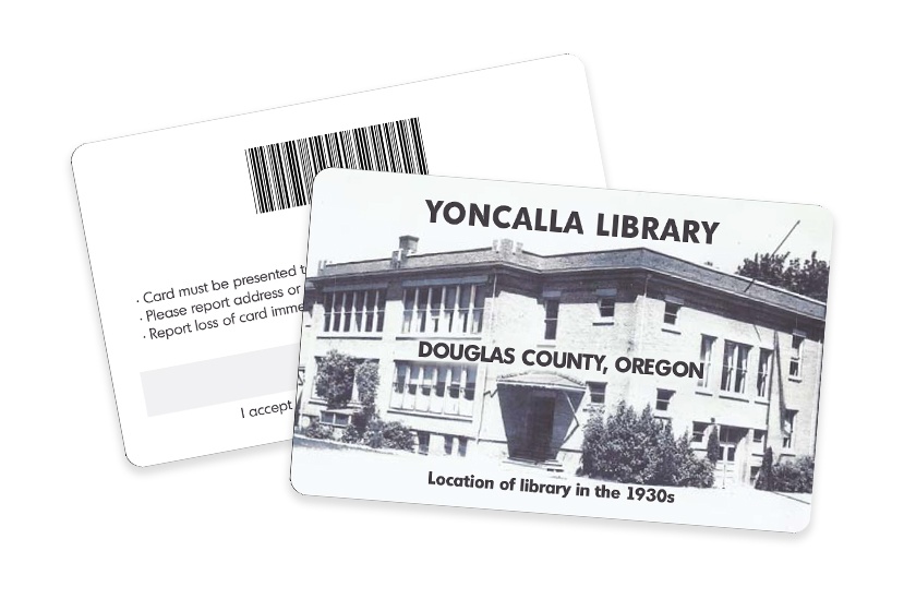 Yoncalla Library Card