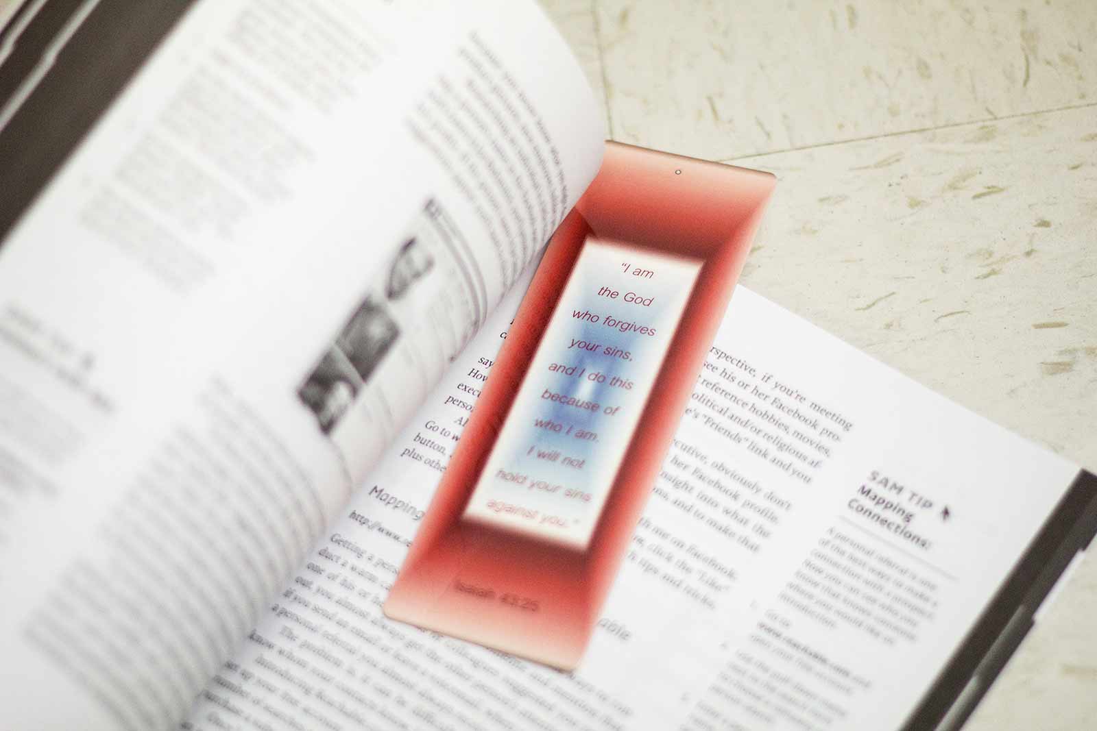 Red Box Endless Tunnel Bookmark