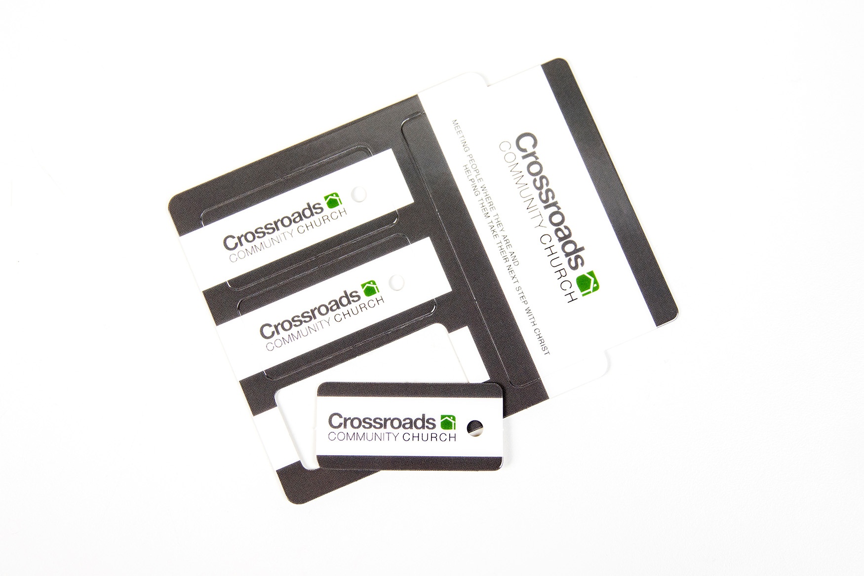 Crossroads Community Church Combo Card and Key Tags