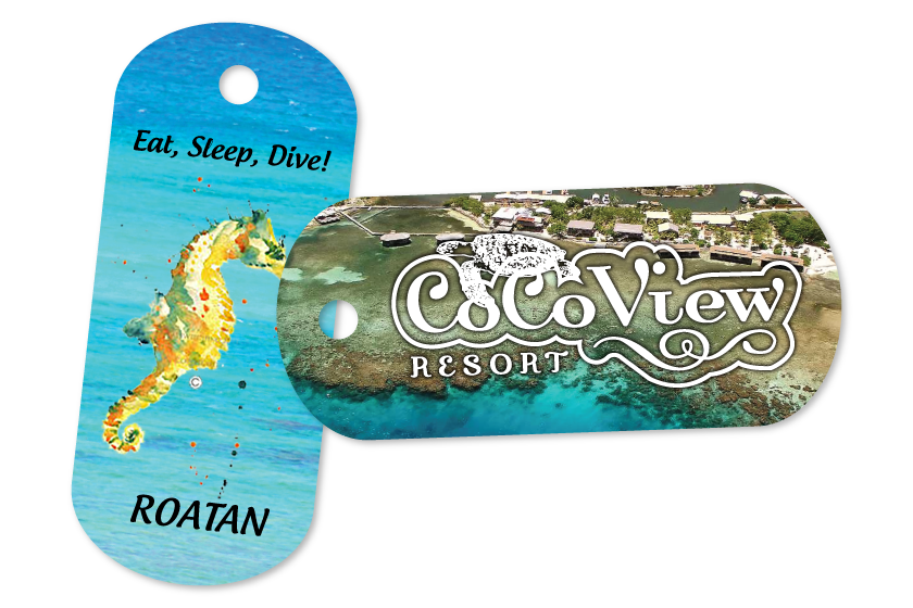 Custom Shaped Key Tags For Hotels