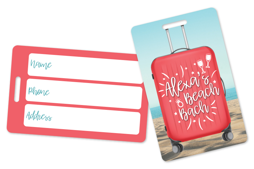 Wholesale Plastic Luggage Tag With Name Tag For Promotional