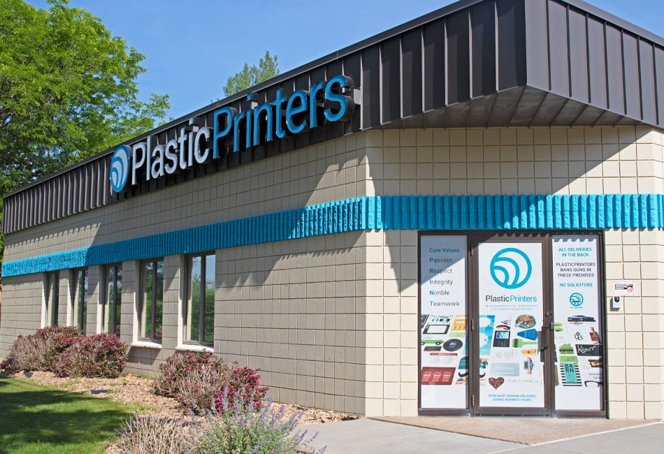 The front of Plastic Printers