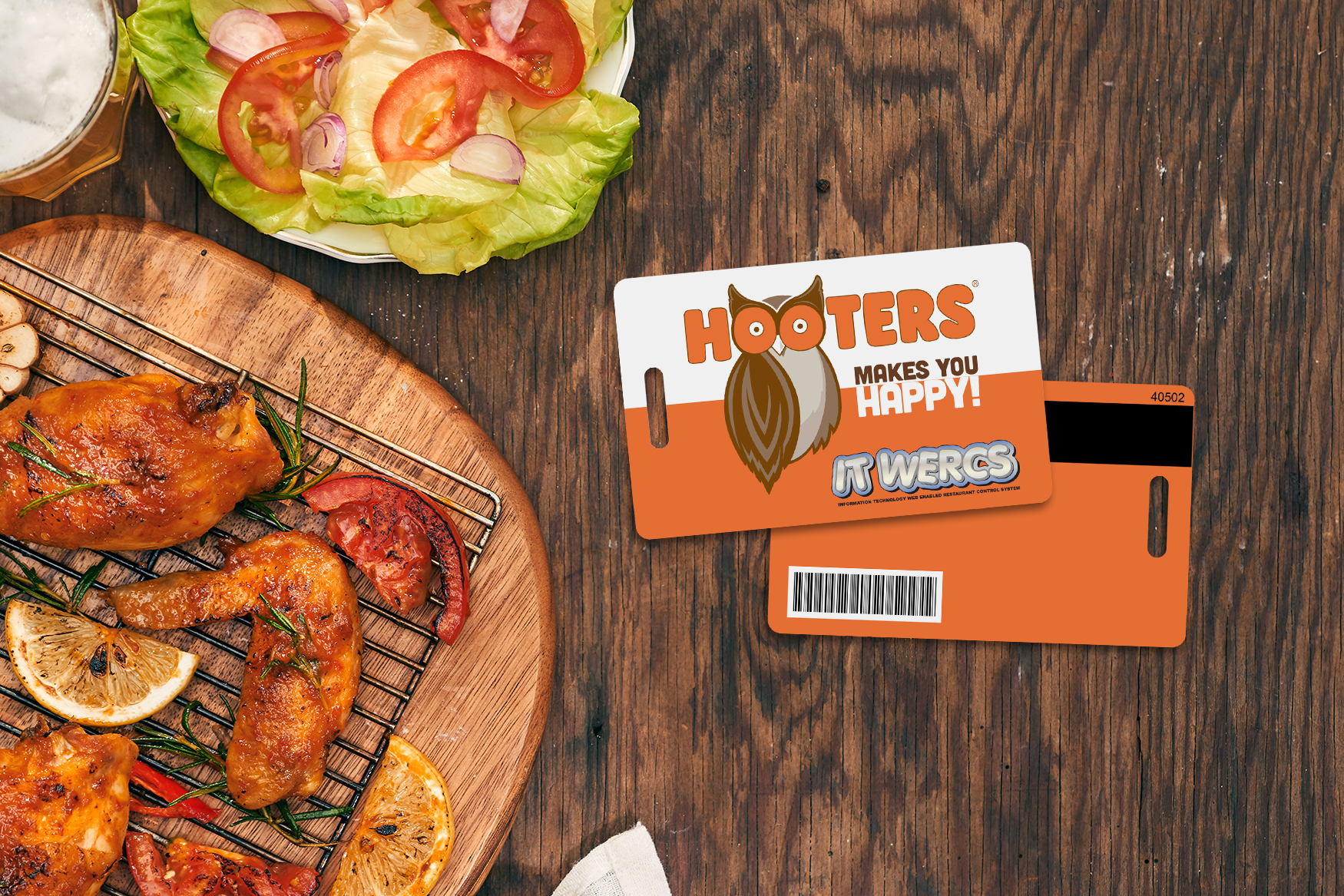 Hooters Employee Access Cards