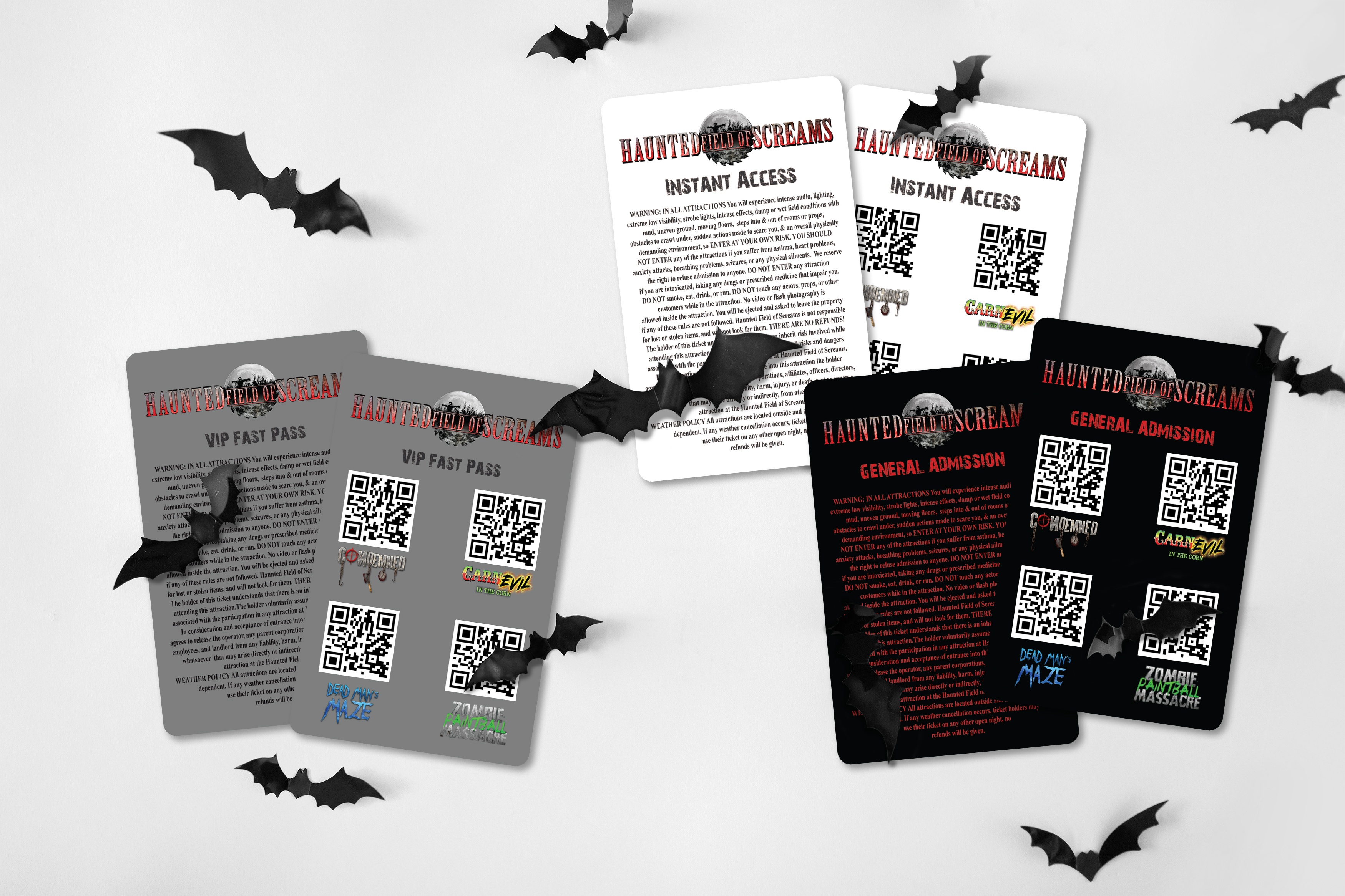 Haunted Field of Screams Access Passes