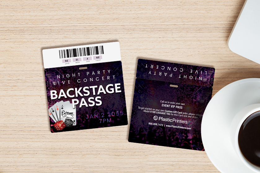 Lucky 700T Casino Concert Backstage Passes