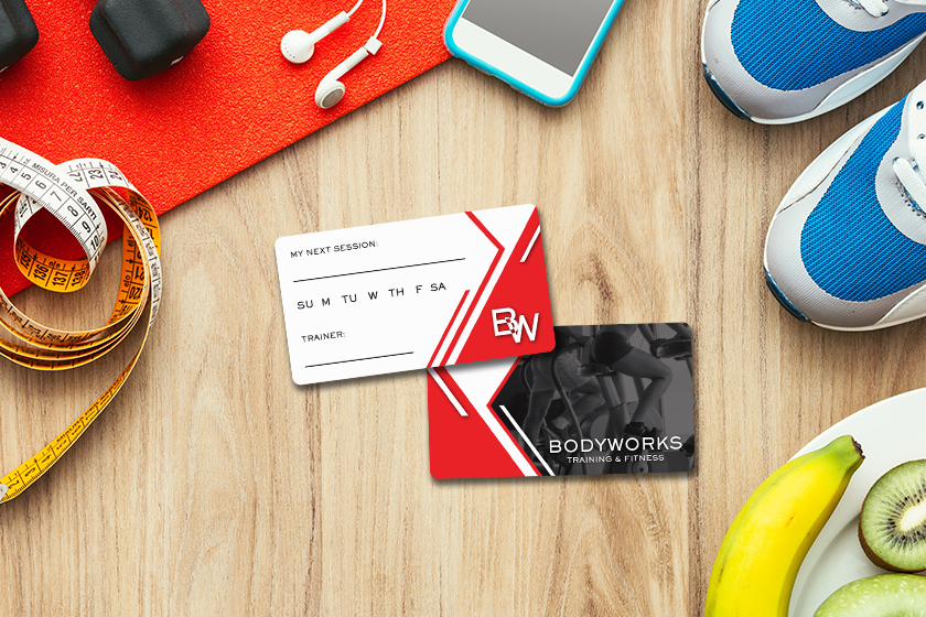 Bodyworks Training & Fitness Appointment Cards