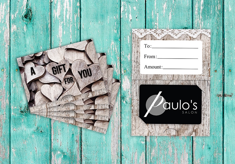 A Gift For You Wooden Hearts Gift Card Holders