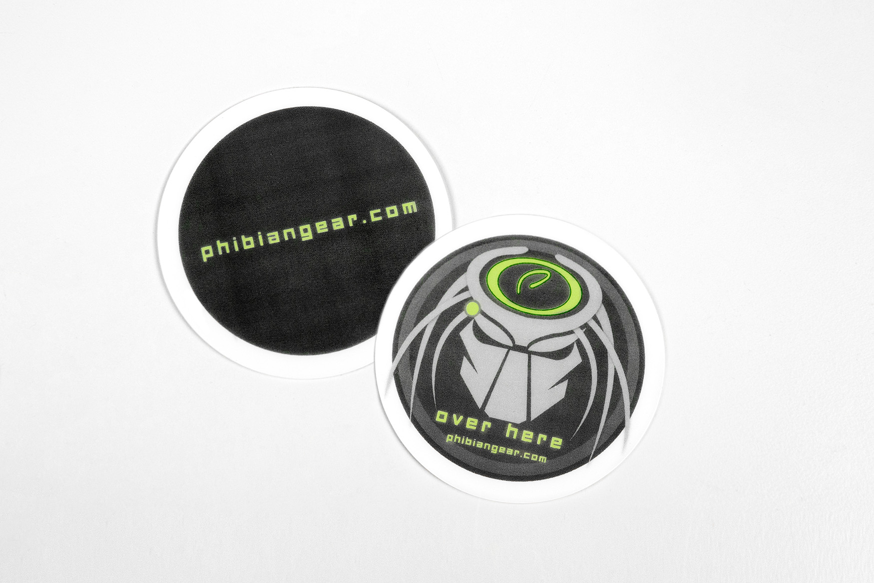Phibiangear.com Circle Business Cards