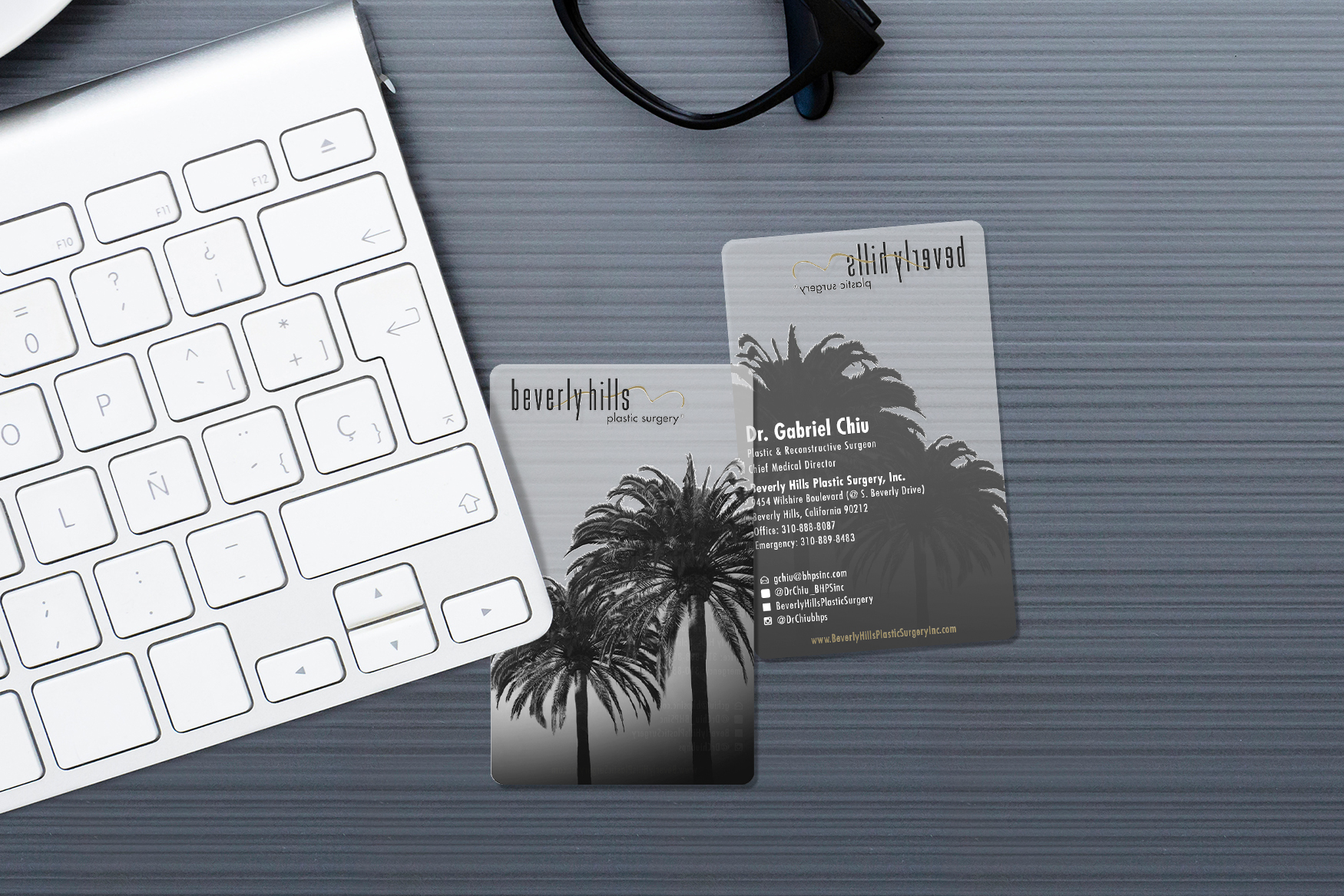 Beverly Hills Plastic Surgery Business Cards